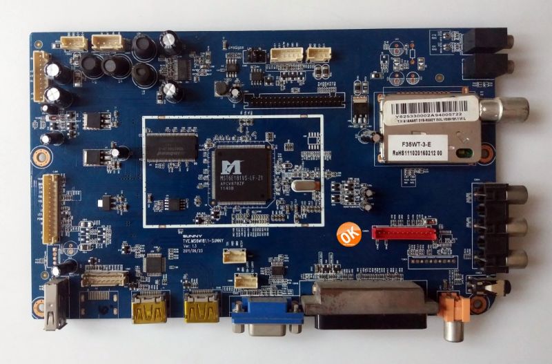 TVE.MS6M181.1-SUNNY VER 1.3 , SAMSUNG PANEL LTA320HN02 , SN032LD6M181-V2F ANAKART