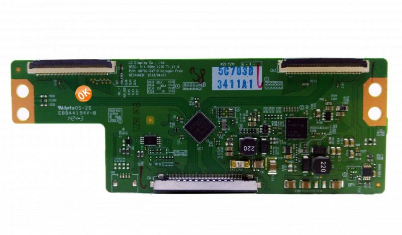 6870C-0471D , V14 60 HZ , LG , LOGİC BOARD 47 6871L-3473C