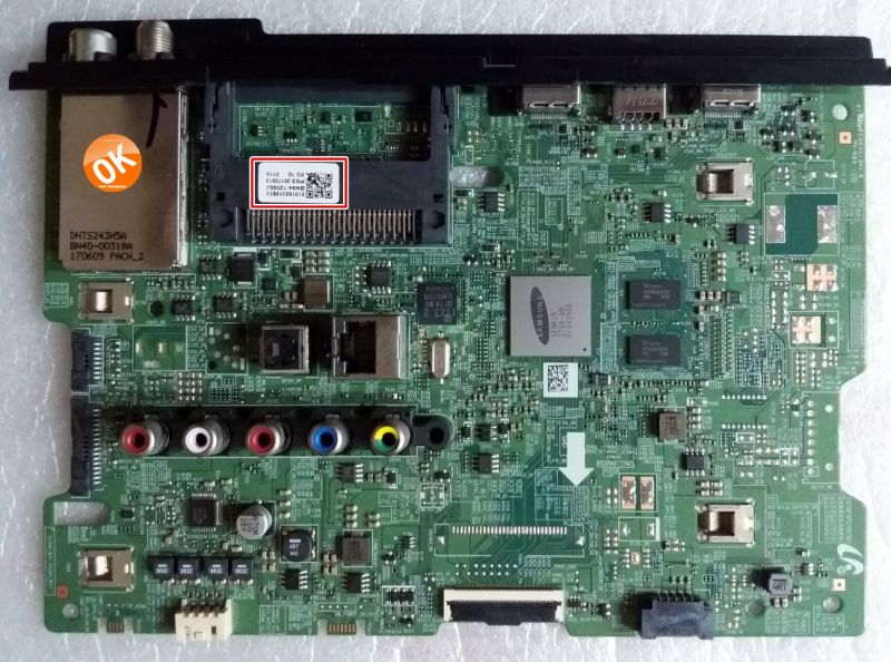 BN94-12050J, BN40-00318A,BN94-12946F, UE49J5200AU Samsung Mainboard