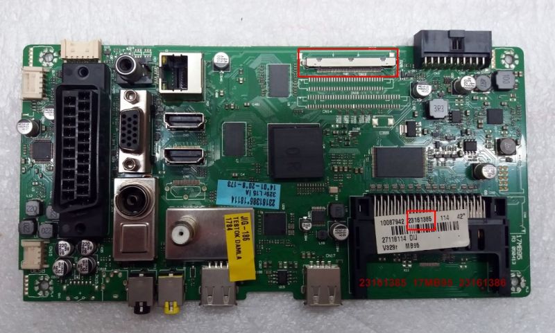 17MB95 , 23161385 , 23161386 ,23171198 , 42XT7050 ANAKART LE42F7445S MAIN BOARD