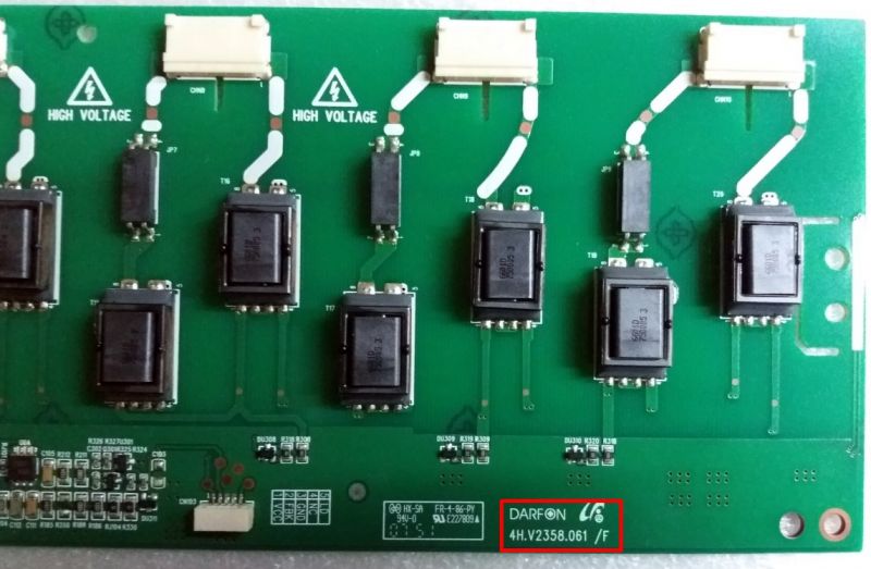 4H.V2358.061/F , T400HW01 INVERTER BOARD