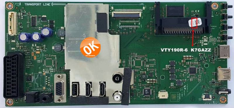 VTY190R-6 , K7GAZZ , ALTUS , AL40L 5531 4B  Main Board