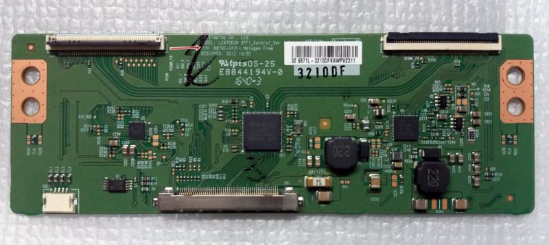 6870C-0438A , LC470EUN-SFF1 T CON BOARD