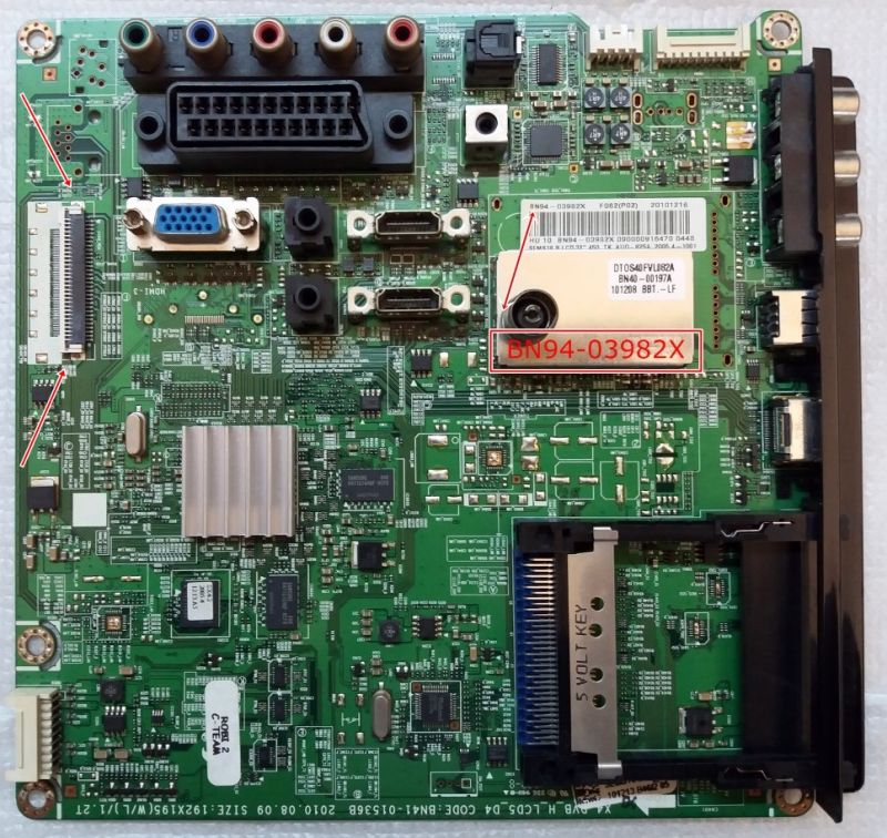 BN94-03982X, BN41-01536B , LE32C450E1W MAIN BOARD