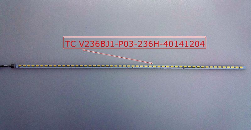 TC V236BJ1-P03-236H-40141204 , TPM236WH2 LED BAR , 24PHK4000 12 LED BAR