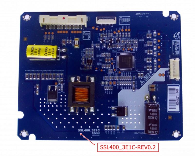 SAMSUNG SSL400_3E1C-REV0.2, LED DRİVER