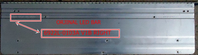 6922L-0103A V1B RIGHT , LC420EUN SF F3 LED BAR