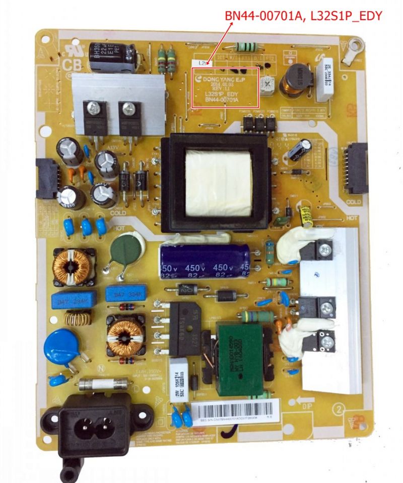 BN44-00701A, L32S1P_EDY, SAMSUNG, POWER BOARD