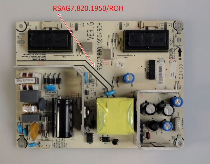 RSAG7.820.1950/ROH , LCD24V86P POWER BOARD
