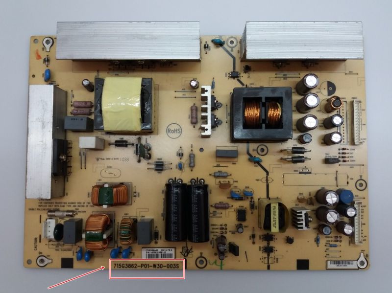 715G3862-P01-W30-003S , PHILIPS BDL4225E POWER BOARD