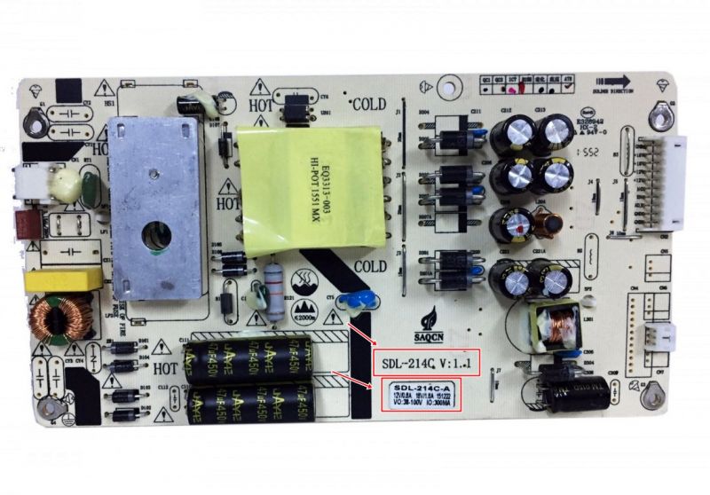 SDL-214C V:1.1 , SDL-214C-A SUNNY AXEN POWER BOARD