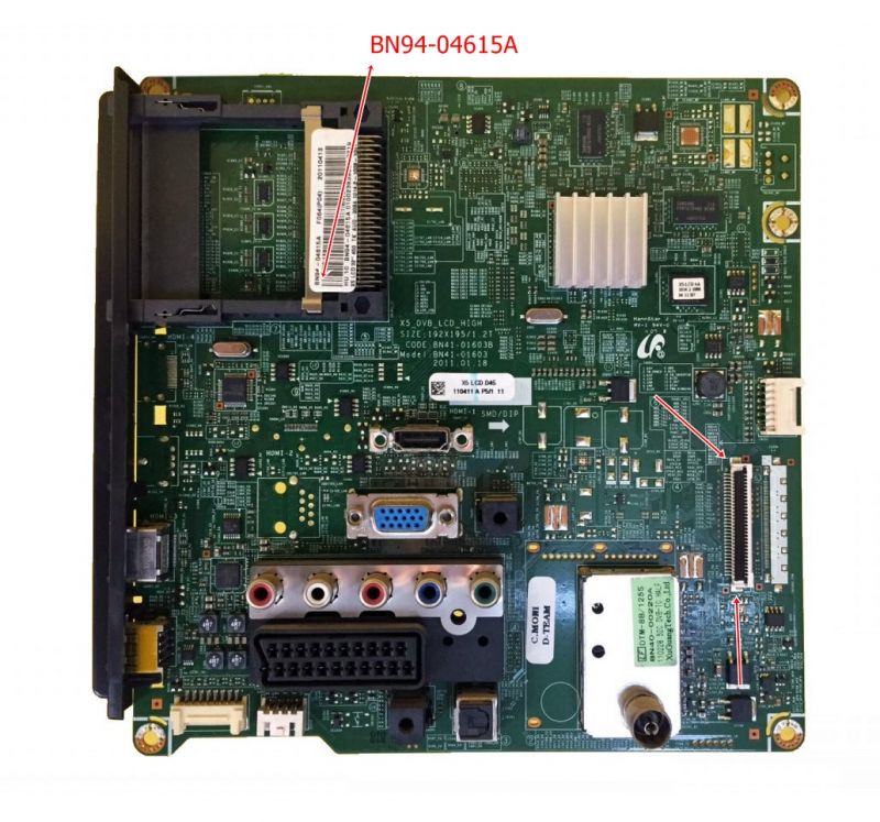 BN94-04615A , BN41-01603B , BN41-01603C , SAMSUNG, LE32D450G , MAİN BOARD