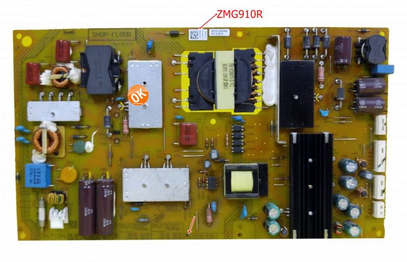 ZMG910R , FSP168-3FS01 ,GRUNDIG 48VLX8585 BP POWER BOARD