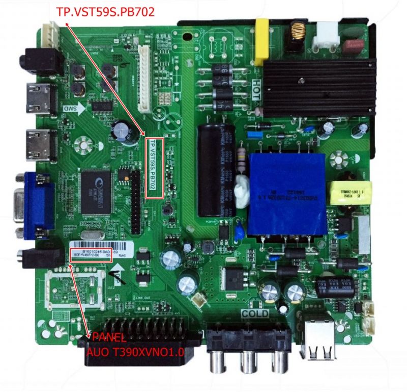 TP.VST59S.PB702 ,39İNÇ ,AX039LDV59-M, AXEN AX039LDV59-B MTR  AUO CELL T390XVN01.0