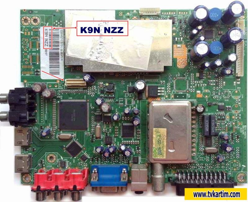 K9N NZZ, YCA190R-4 , YCA190R-3 ,K9NNZZ ,GR 32-103 2HD MAİN BOARD