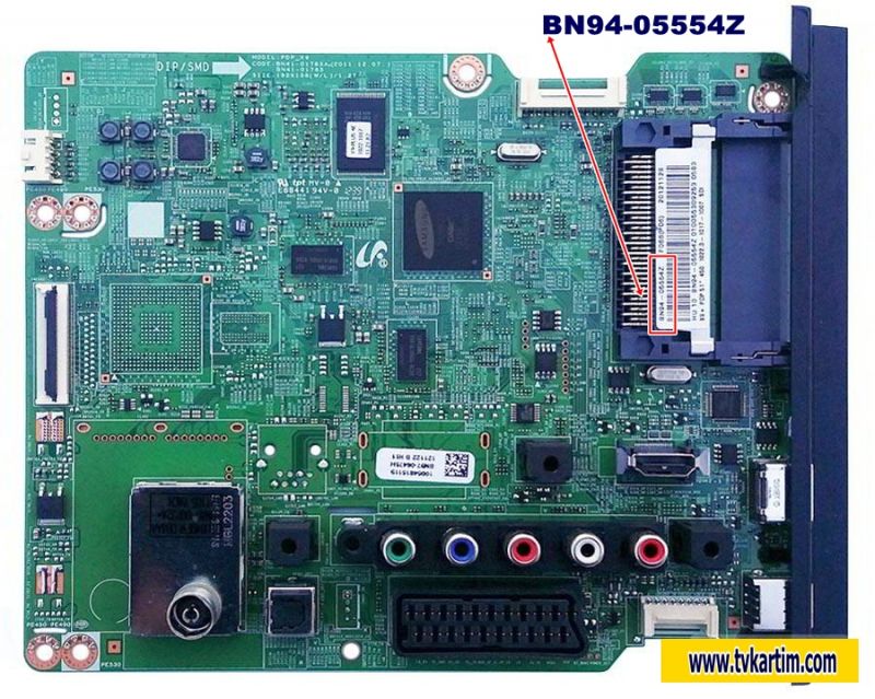 BN94-05554Z, BN41-01785A ,Samsung PS51E450 ANAKART