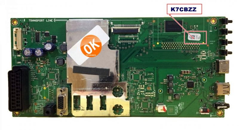 VTY190R-6, K7CBZZ, ARÇELİK, MAIN BOARD