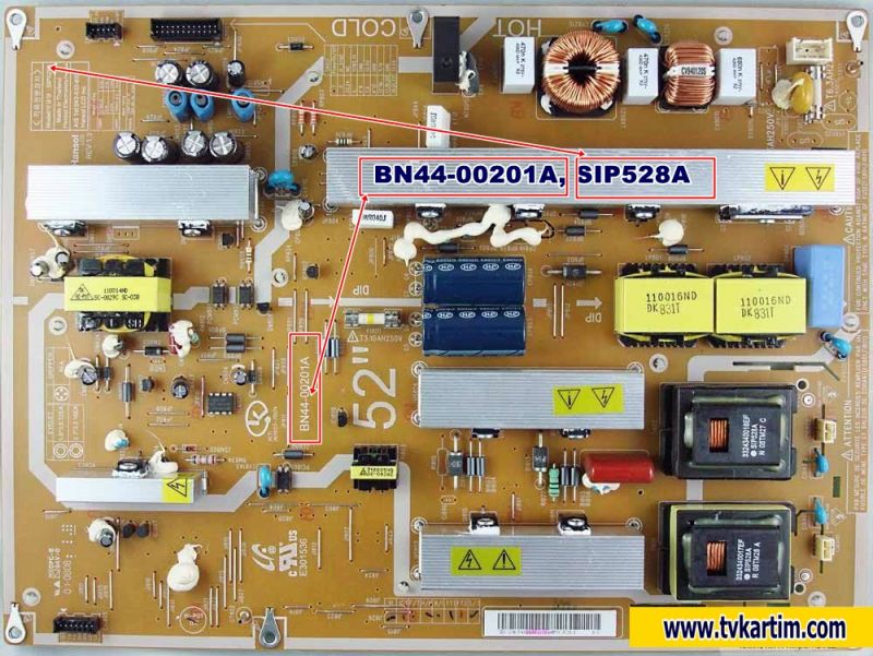 BN44-00201A, SIP528A, HU10123-7007A, Samsung, LTF520HB01