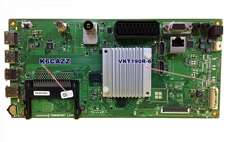 K6CAZZ,MQA9ZZ,HJ89ZZ, VKT190R-6 ,B40-LB-6536, Arçelik A40 LB 6536  Main Board