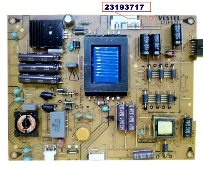 23193717, 17IPS71 ,39FPD274BT POWER BOARD