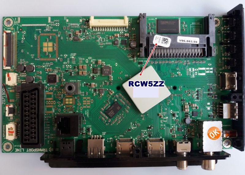 RCW5ZZ ,ZG7190R-9 ,ZG7190R-10 , X505ZZ ,A32L 6760 5W,A32L67605W MAIN GRUNDIG 32 CLE 6745 AP ANAKART