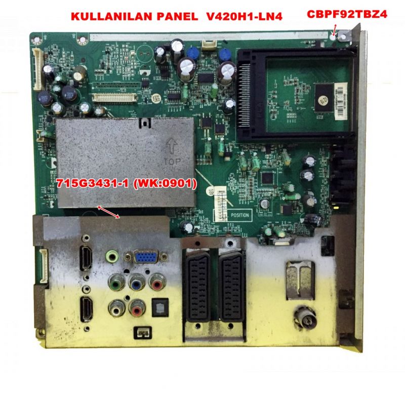 715G3431-1 ,  CBPF92TBZ4 ,HİSENSE  LTDN42W67EU ANAKART