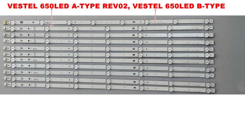 VESTEL 650LED A-TYPE REV02, VESTEL 650LED B-TYPE