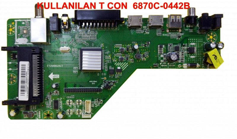 17AT004 V1.1A DVB-S2 MNL, 17AT004V1.1, SUNNY, SN32DIL04/0202, MAIN BOARD, ANA KART