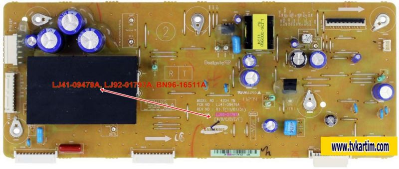 LJ41-09479A, LJ92-01797A, BN96-16511A ,PS43D450 YSUS BOARD