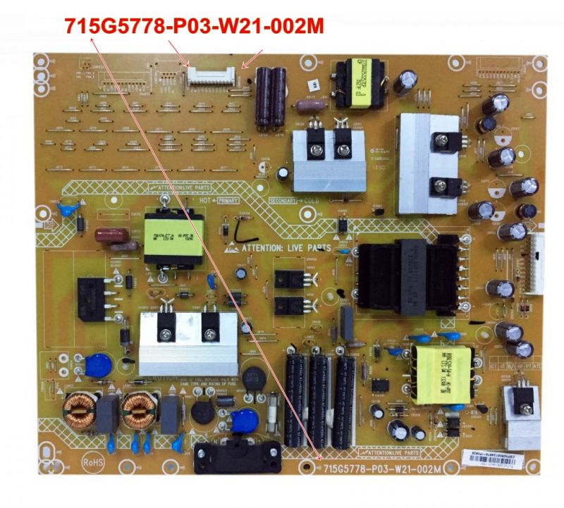 715G5778-P03-W21-002M ,CQ741AAD1 ,PHILIPS BDL4220QL 42PFL3208 K/12 POWER BOARD 