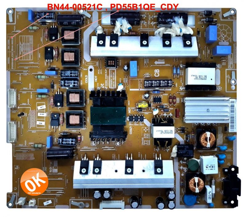 BN44-00521C , PD55B1QE_CDY , UE55ES6800S ,UE55ES6800 ,UE55ES6570S  POWER BOARD UE55ES6570  