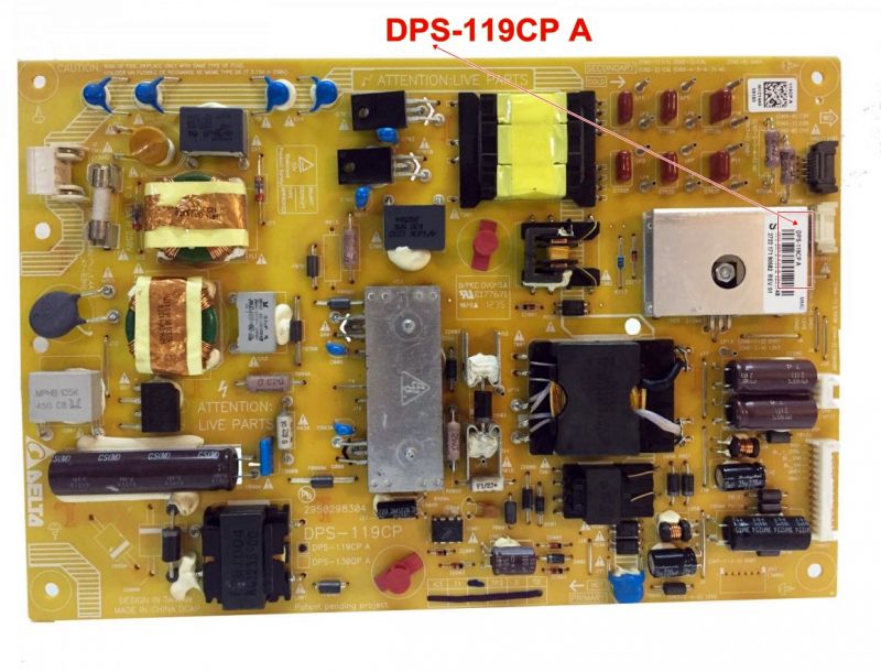 DPS-119CP , DPS-119CP A , 2950298304 ,Philips 42PFL6877K/12, Power Board