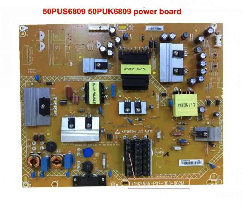 715G6555-P02-000-002M ,ADTVD2415AC3, ESP39200X  PHILIPS 50PUK6809 power board