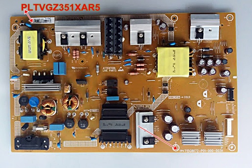 715G8672-P02-000-002H, PLTVGZ351XAR5,715G8672-P01-000-002H ,49PUS6412/12  Power Board