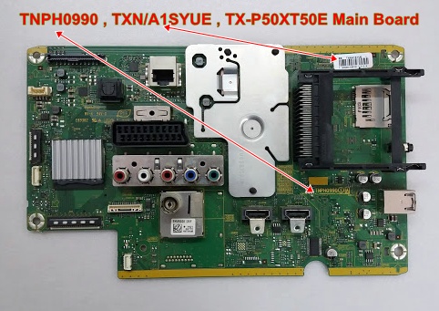 TNPH0990 1A , TXN/A1SYUE , PANASONIC TX-P50XT50E Main Board