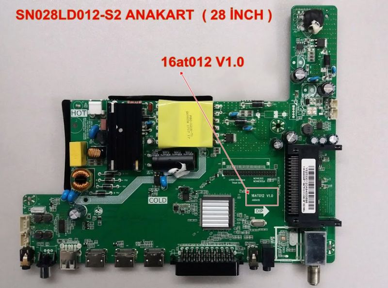 16AT012 V1.0 ,SN028LD012-S2MAIN BOARD