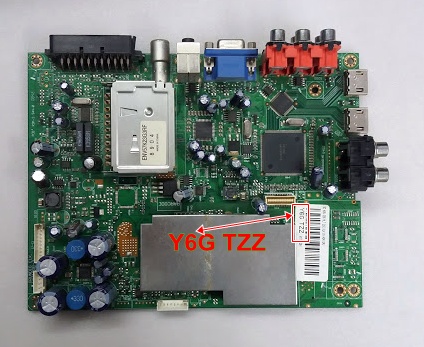 YCA190R-3 ,Y6G TZZ ,Y6GTZZ ,GRUNDIG TITAN 402HD SRS LCD TV MAIN BOARD