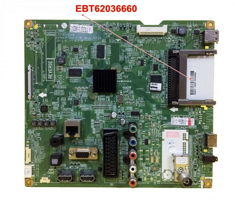 EBT62036660 , EAX64317404(1.0) , LG 32LS5600, MAIN BOARD