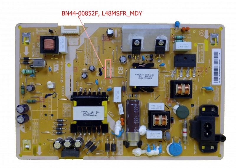 BN44-00852F, L48MSFR_MDY, SAMSUNG UE40J5270DUXTK, POWER BOARD