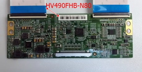 HV490FHB-N80, 47-6021064, 49 GOA Tcon Board