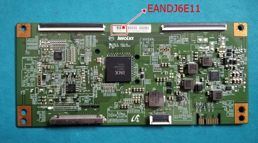 EANDJ6E11, T-Con Board, S500DUB-1, VES500QNDC-2D-N11