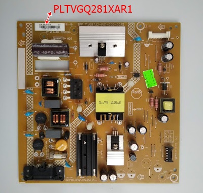 715G8732-P0C-000-0020 ,PLTVGQ281XAR1 ,43PFS4132/12 POWER BOARD BESLEME