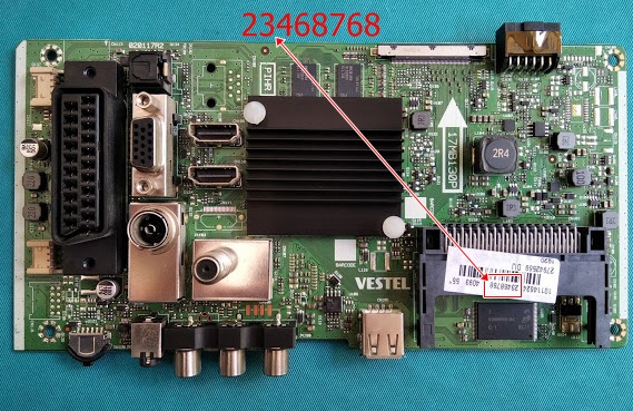 23468768 ,17MB130P ,HI-LEVEL 55UHL600 ANAKART MAİN BOARD