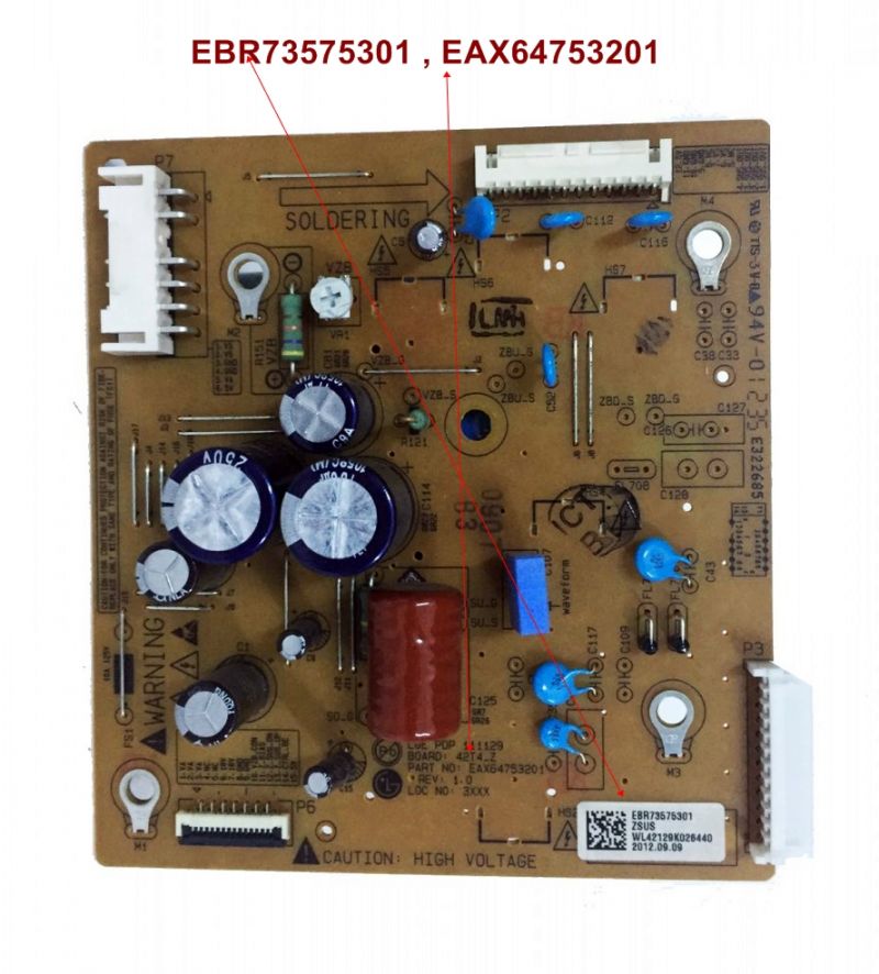 EBR73575301 , EAX64753201 , 42T4_Z , LG , PDP42T4 , 42PA4500 , Z-SUS KART , Z-SUS BOARD