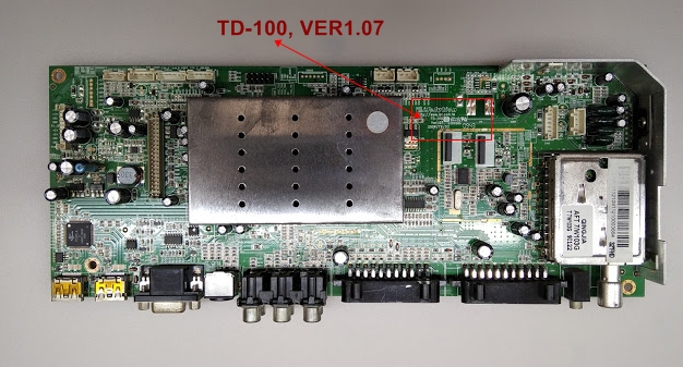 TD-100, VER1.07, 809121515, 6021040381, AOC L32A71H