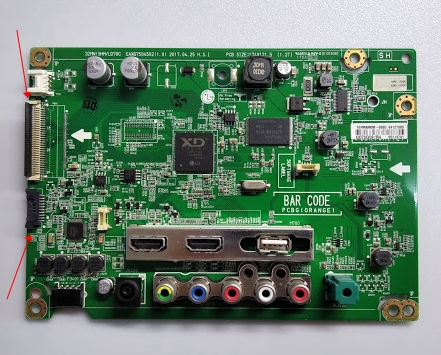 EAX67504502(1.0), 64127003 85113701, LG 32MN19HM-P MAIN BOARD