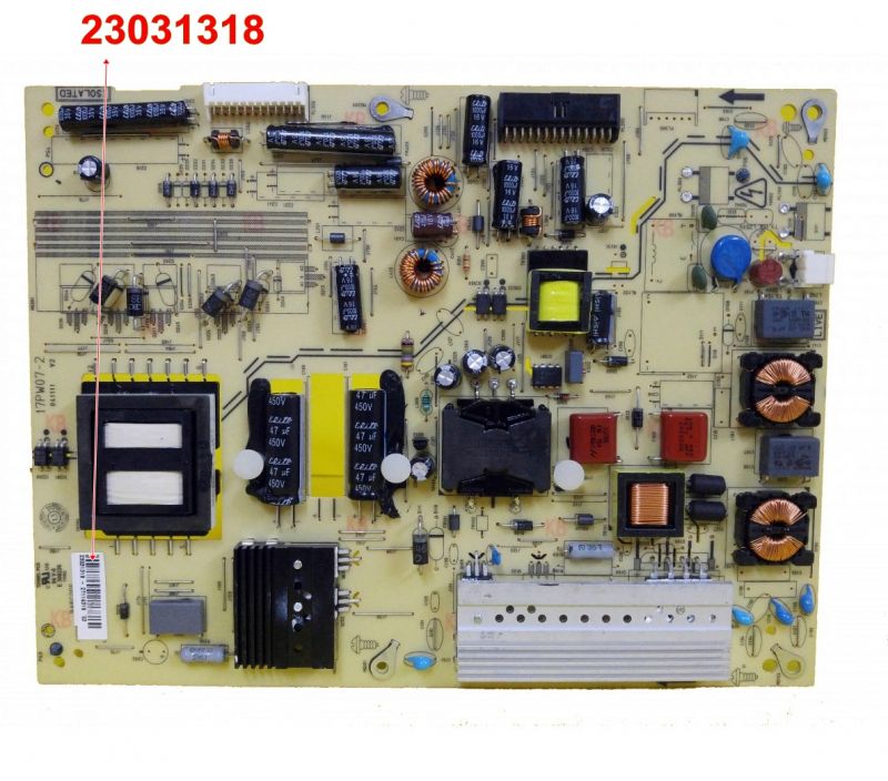 17PW07-2 V2 , 23031318 ,VESTEL 32PF6013 POWER BOARD BESLEME