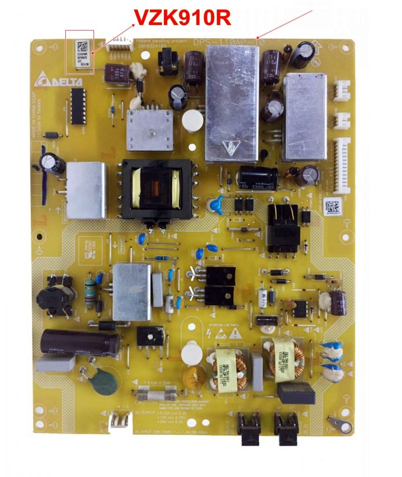 DPS-110AP-10 , 2950324103 , VZK910R , BEKO , B32-LB-6313  power board