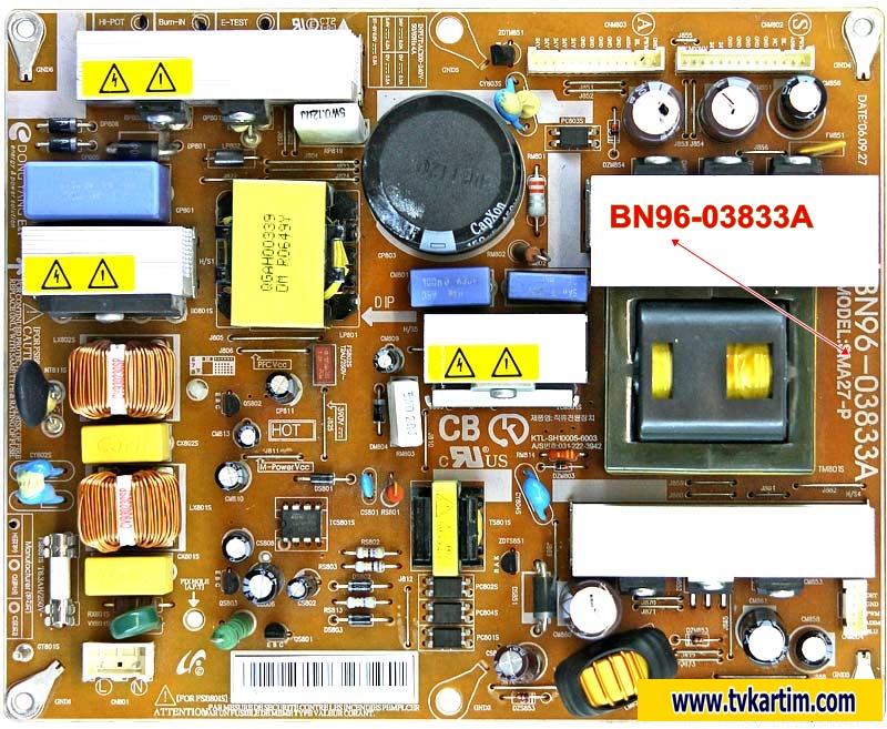 BN96-03833A, SMA27-P , LE32R32B POWER BOARD