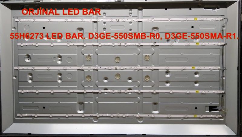 55H6273 LED BAR. D3GE-550SMB-R0, D3GE-550SMA-R1.